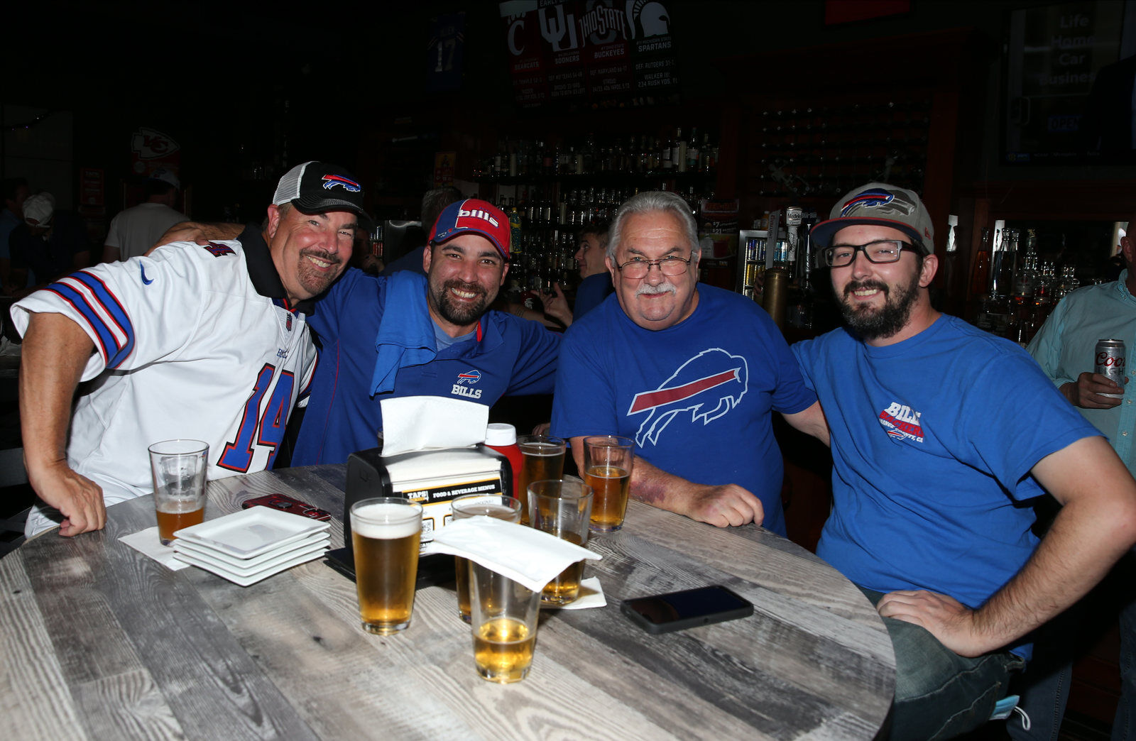 Buffalo Bills backers took over the the Taps on Main Bar